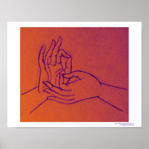 Póster de Mudra Dharmachakra
