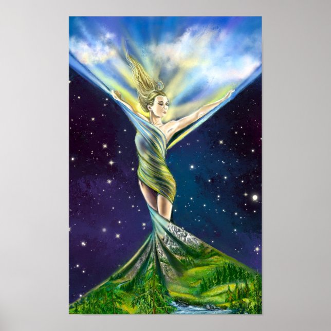 Póster de Mujer de Primavera (Frente)