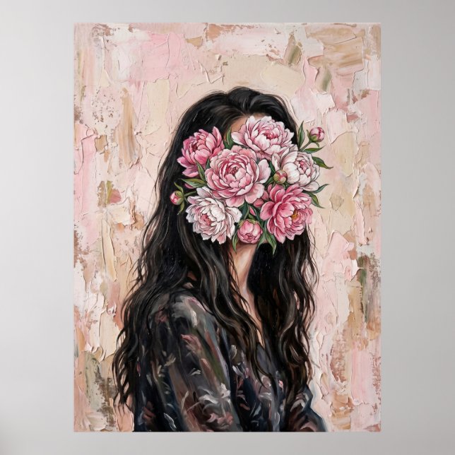 Póster de Mujer en Flor (Frente)