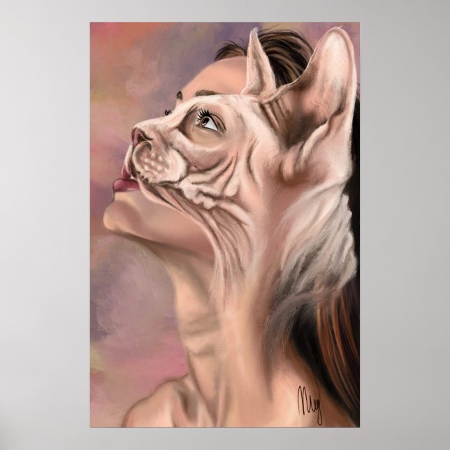 Póster de Mujer Gato (Frente)