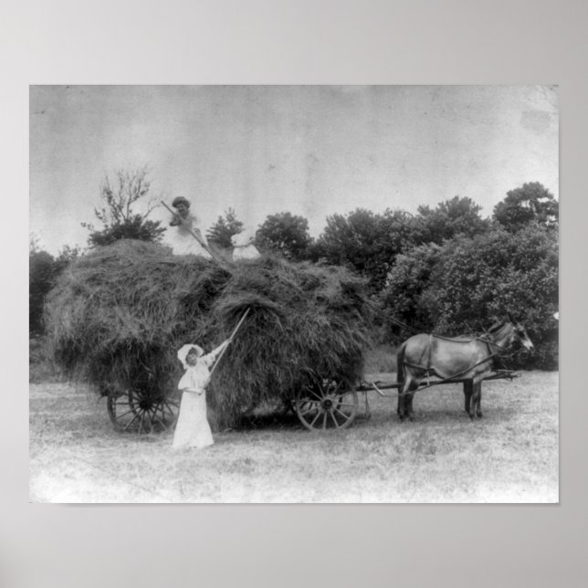 Póster de mujeres agricultoras (Frente)