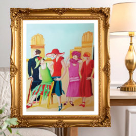 Póster de mujeres Art Déco