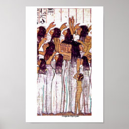 Póster de Mujeres Egipcias Llorando