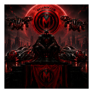 póster de munkus crimson Moon Glassey/póster de mu