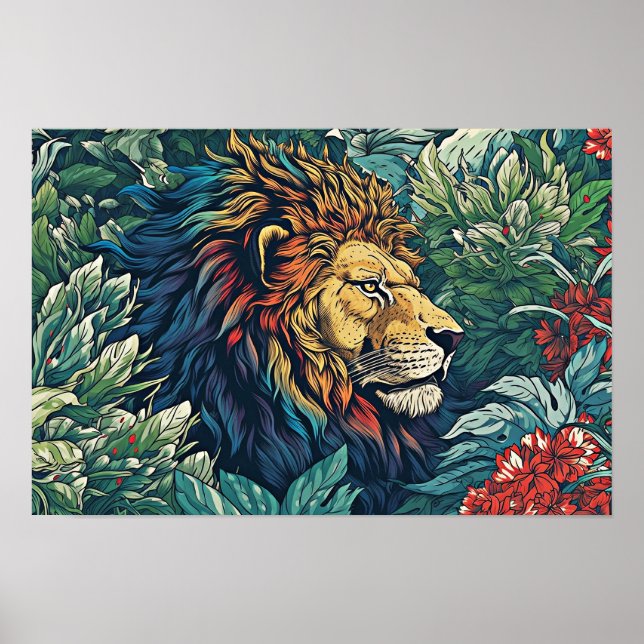 Poster de Muro de León, Ilustracion de Arte (Frente)