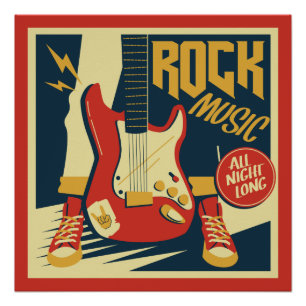 poster de música Retro Rock