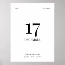 Póster de nacimiento de bebé personalizado - Diseñ