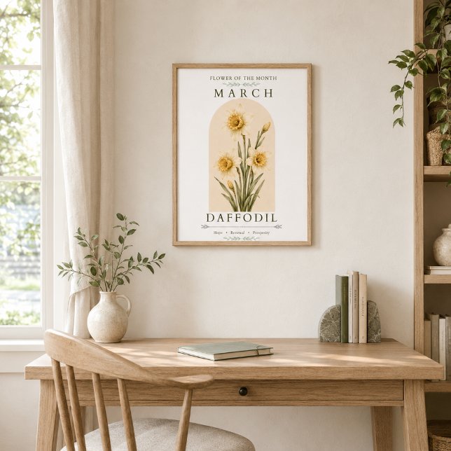 Póster de Narciso Flor de Cumpleaños de Marzo (Subido por el creador)