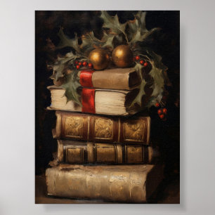Poster de Navidades del arte del libro y de la vid