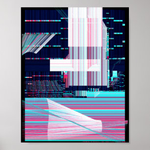 Póster de Neo Metropolis de ciencia ficción