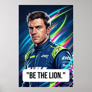 Póster de Nico Hülkenberg Racing Vector – Sé el Le