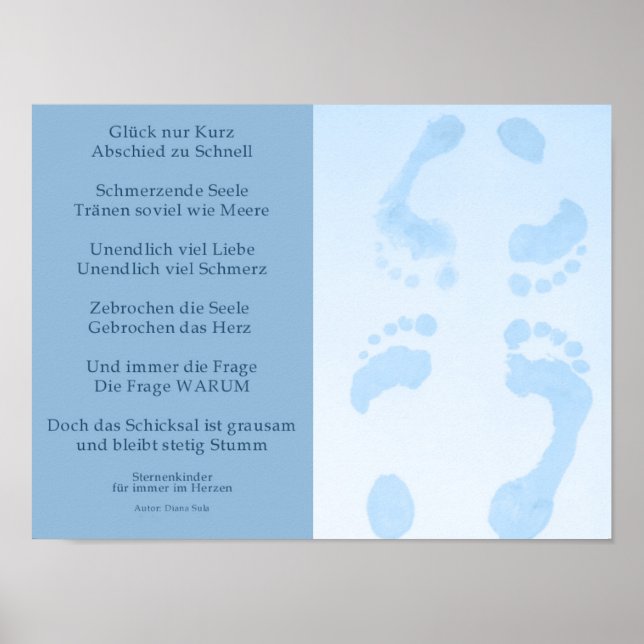 Póster de niño de estrella (Frente)