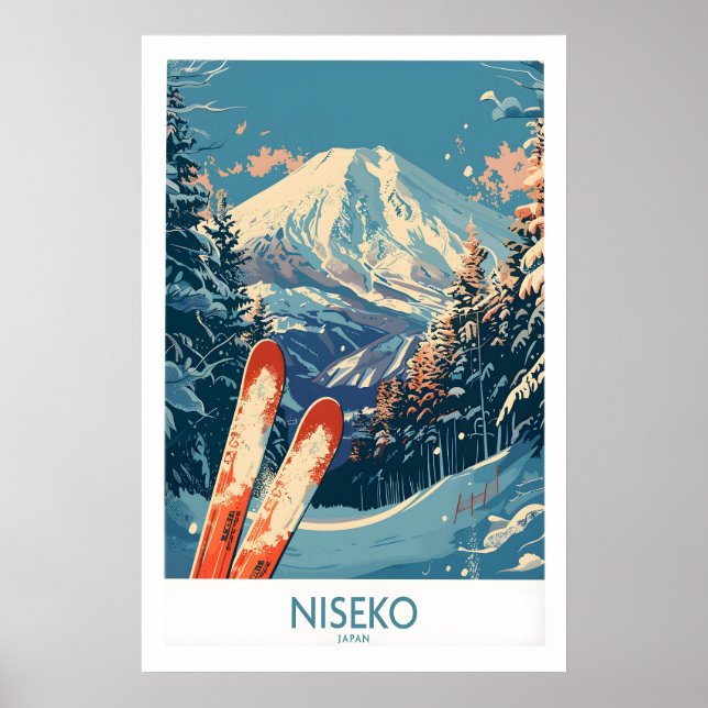 Póster de Niseko Japón 1 (Frente)
