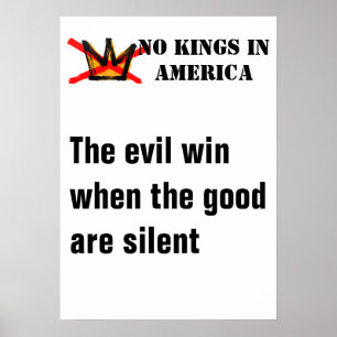 Póster de No Kings - El mal gana cuando los buenos