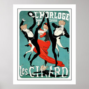 Poster de Nouveau del arte de Cheret:  Les Girard: