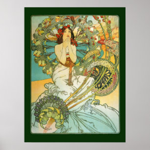 Poster de Nouveau Monte Carlo del arte de Mucha