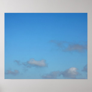 Póster de Nubes Cúmulus
