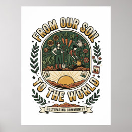 Póster De Nuestro Suelo Al Mundo