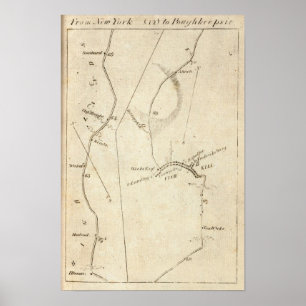 Póster De Nueva York a Poughkeepsie 12