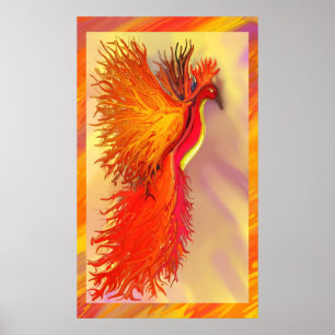 Póster De nuevo Phoenix con poster fronterizo