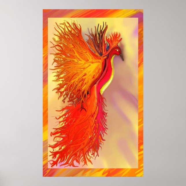 Póster De nuevo Phoenix con poster fronterizo (Frente)