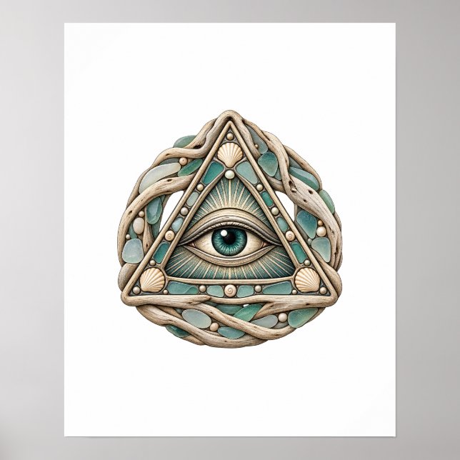 Póster de Ojo de Vidrio de Mar (Frente)