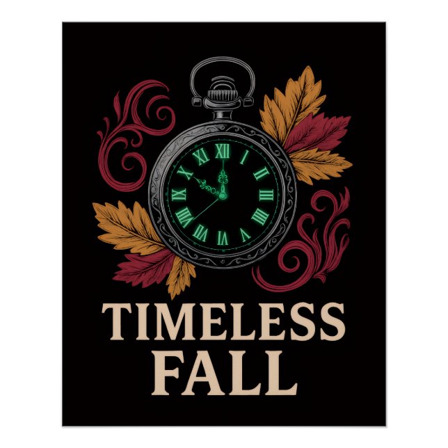 Poster de otoño sin tiempo (Anverso)