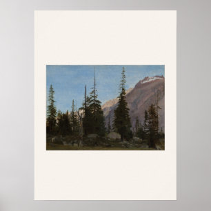 Póster de paisaje alpino en Handegg, Suiza