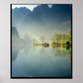 Póster de paisaje natural