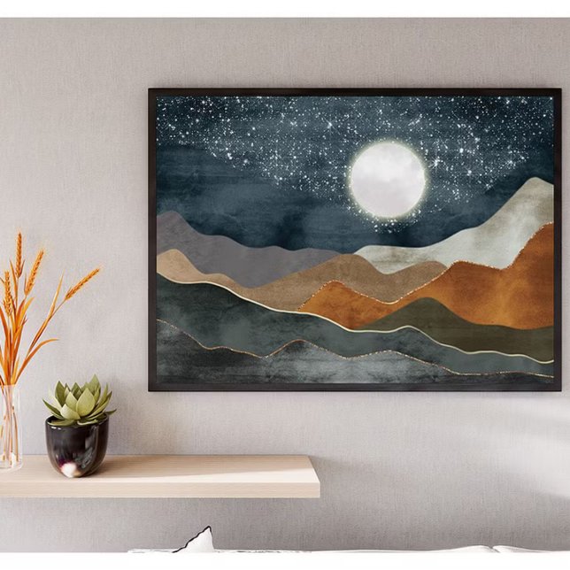 Poster de paisajes abstracto (Subido por el creador)