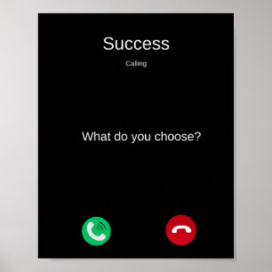 Póster de Pantalla de Teléfono Motivacional de Éxi