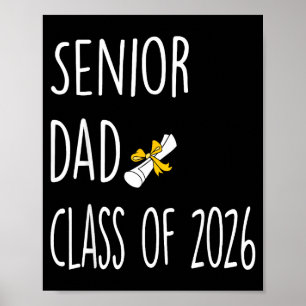 Póster De Papá Senior Orgulloso Papá Clase