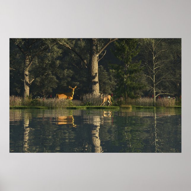 Póster de papel de 30" x 24" con imagen "Sobresalt (Frente)