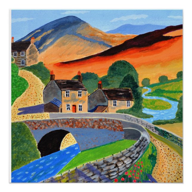 Poster de papel de Escocia Highlands (Anverso)