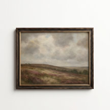 Póster de páramo de brezo de Yorkshire