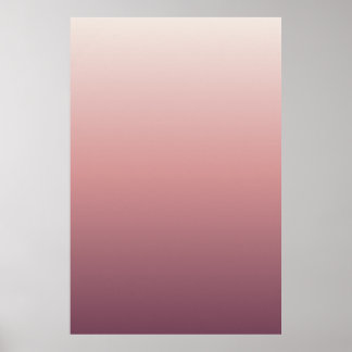 Póster de pared abstracto de gradiente calmado