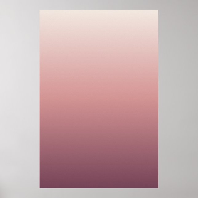Póster de pared abstracto de gradiente calmado (Frente)