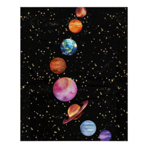 Poster de pared de galaxia