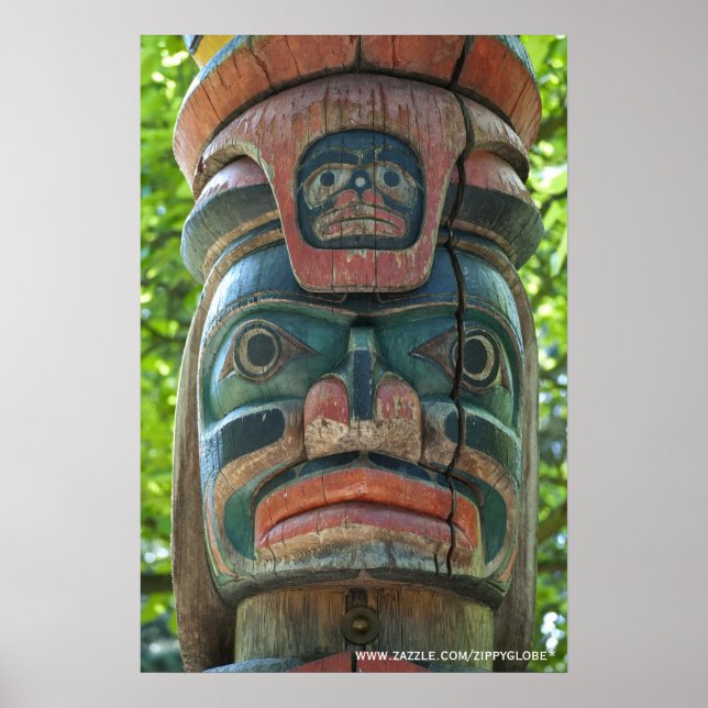 Póster de pared de tótem (Frente)