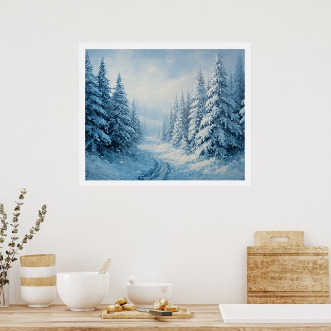 Póster de pared: hogar tranquilo inspirado en la n (Cocina)