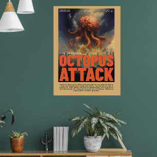 Póster de pared inspirado en película retro de cie