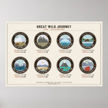 Póster de Parques Nacionales de Alaska – Paisaje C