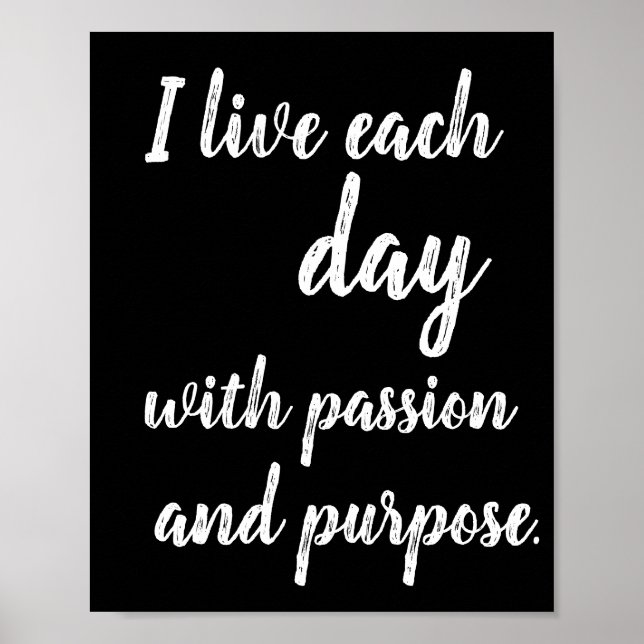 Poster de pasión de posters de dormitorios motivac (Frente)