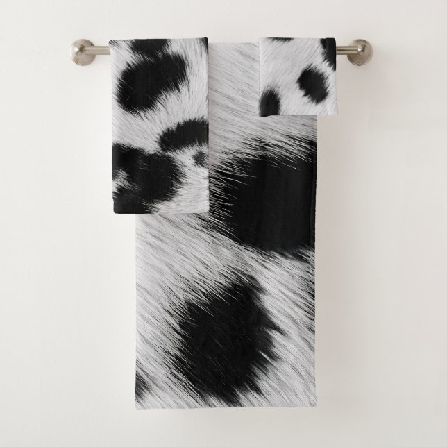 Póster de patrón de pelaje de dálmata falso elegan (In situ)