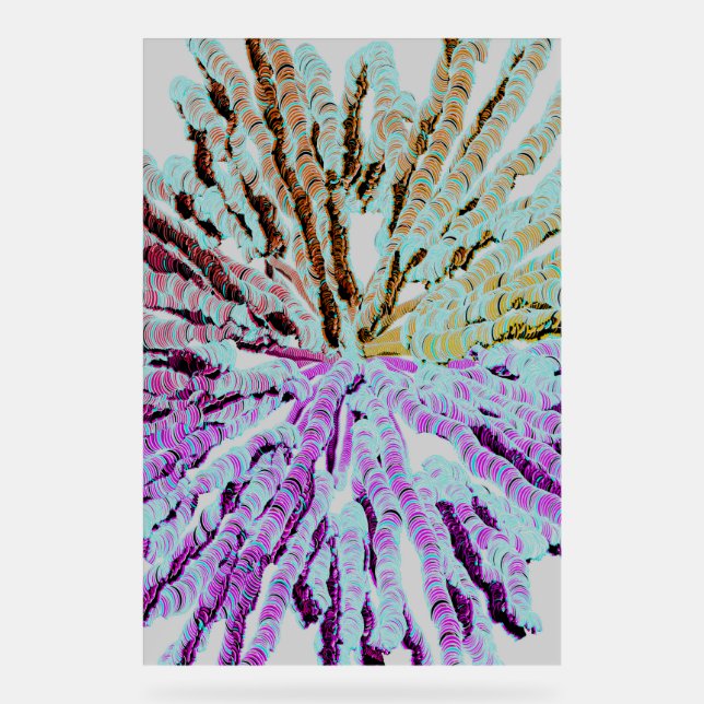 Póster de patrón geométrico abstracto (Anverso)