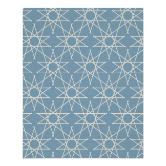 Póster de patrón geométrico de Capadocia Sky
