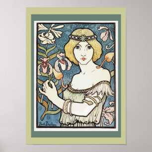Poster de Paul Berthon del ~ de Nouveau del arte