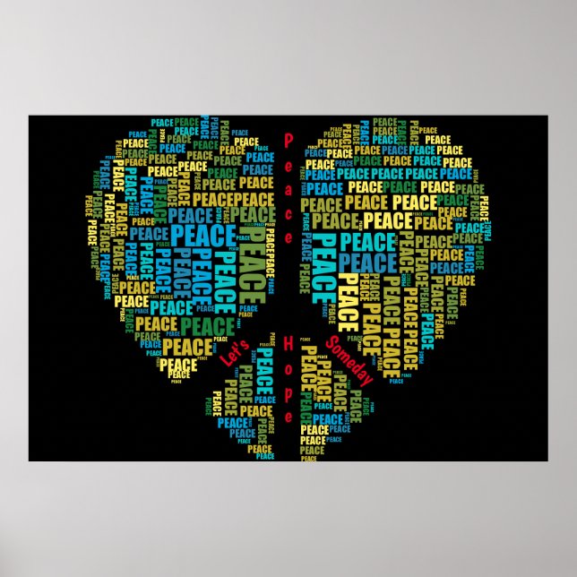 Póster de Paz Mundial (Frente)