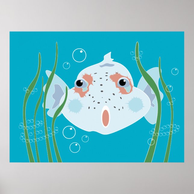 Póster de Peces Divertidos (Frente)