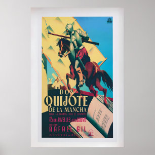 Póster de película de Don Quijote de la Mancha Vin